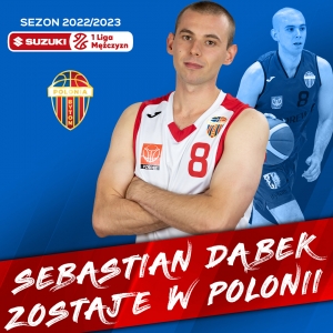 Sebastian Dąbek przedłużył kontrakt z BS Polonią Bytom