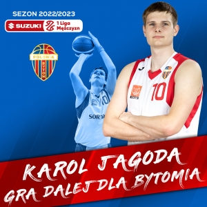 Bytomski wychowanek Karol Jagoda zostaje w BS Polonii