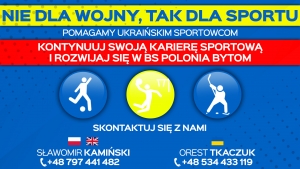 Nie dla wojny, tak dla sportu - pomagamy ukraińskim sportowcom