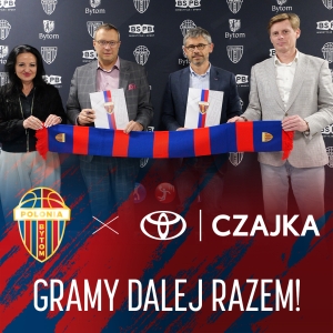 Toyota Czajka rozszerza współpracę z Polonią Bytom