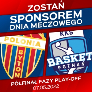 Polonia kontra Basket Poznań: zostań sponsorem dnia meczowego